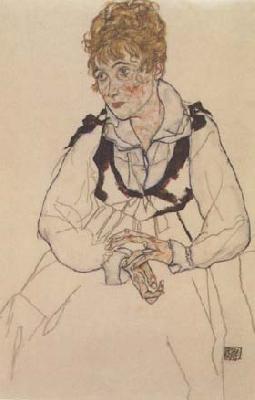 Egon Schiele The Artist' Wife,seated (mk12) Sweden oil painting art